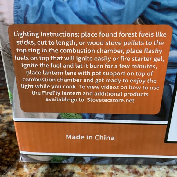 NRFB FireFly Lantern /Cookstove biomass burning collapsible from Stovetecstore - Picture 5 of 8